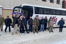 Участники СВО на матчах СКА