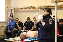 В СДЮШОР СКА проведен медицинский тренинг